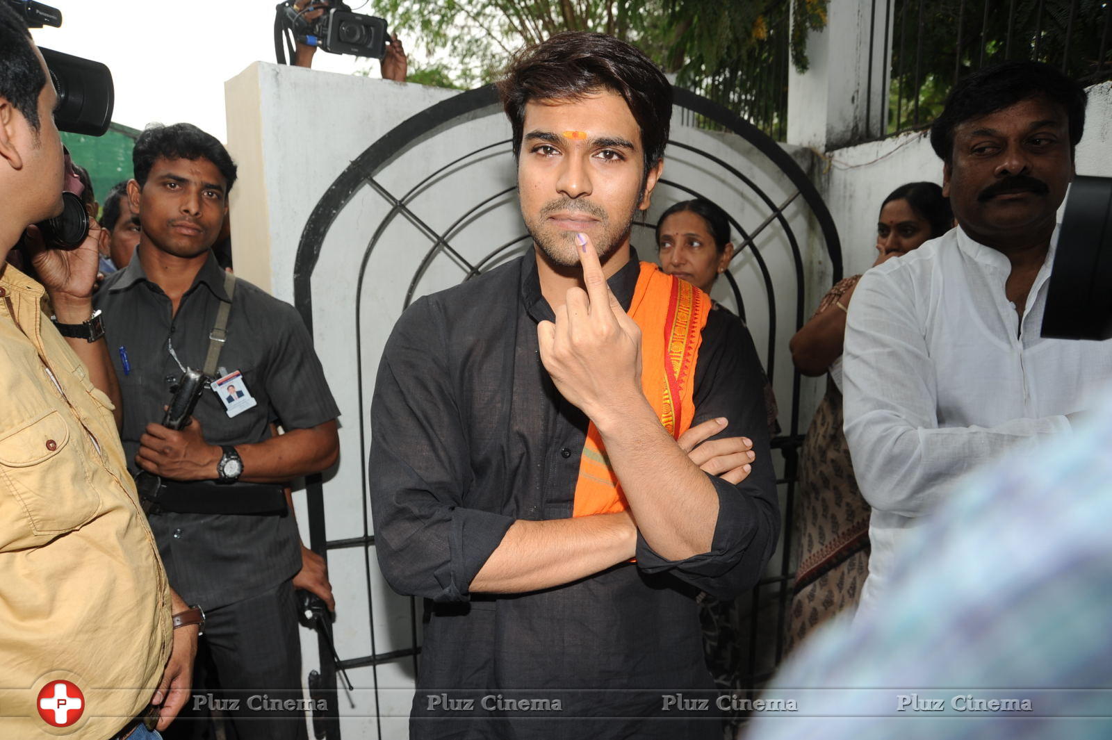 Ram Charan Teja - Celebrities Voting in Hyderabad Photos | Picture 750308