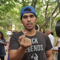 Allu Sirish - Celebrities Voting in Hyderabad Photos | Picture 750015