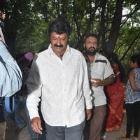 Nandamuri Balakrishna - Celebrities Voting in Hyderabad Photos