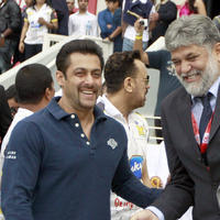 Salman Khan - CCL 4 : Mumbai Heroes Vs Telugu Warriors Match Photos | Picture 706744