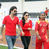 CCL 4 : Mumbai Heroes Vs Telugu Warriors Match Photos