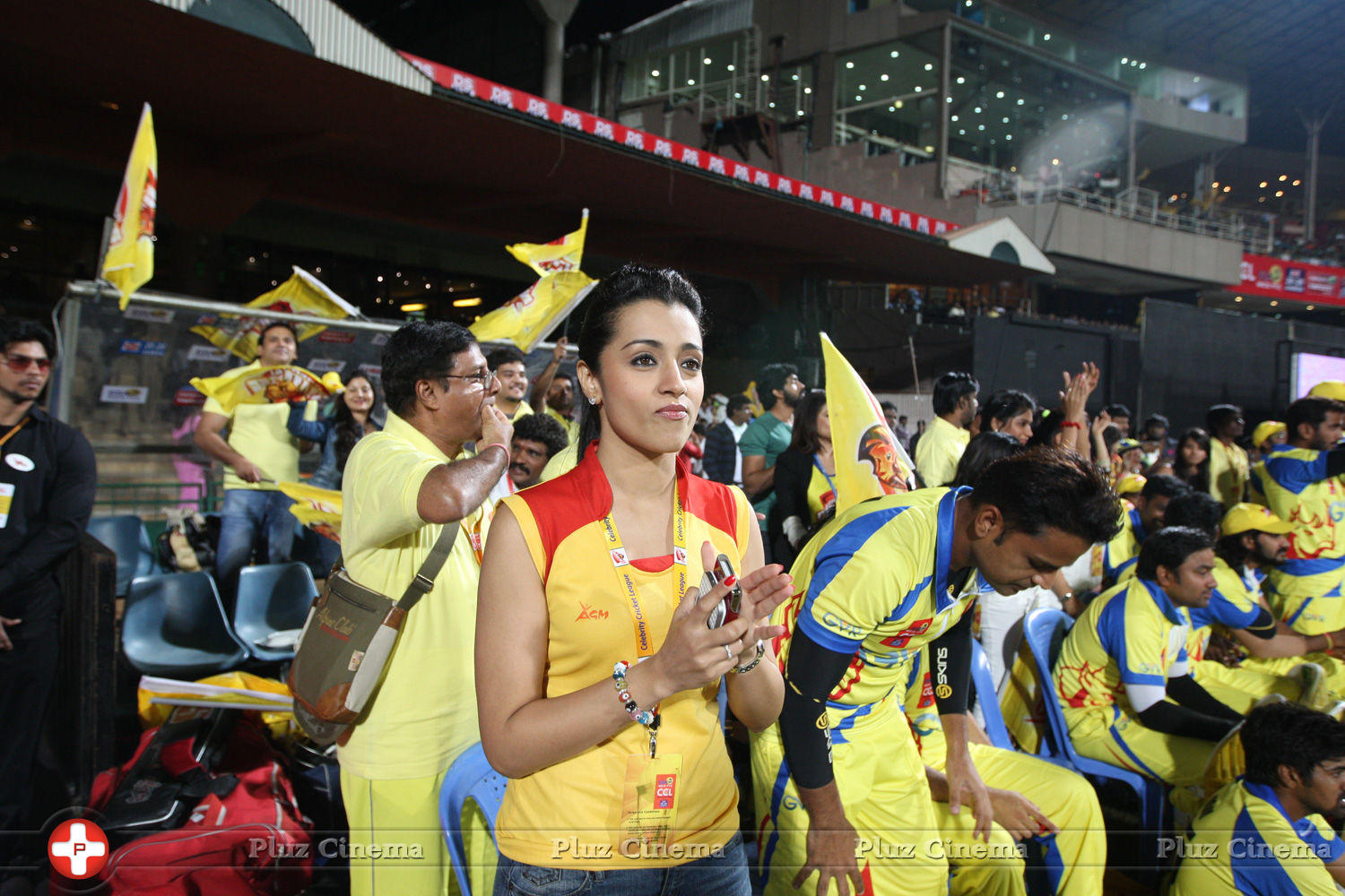 Trisha - CCL 4 : Chennai Rhinos Vs Karnataka Bulldozers Match Photos | Picture 707445