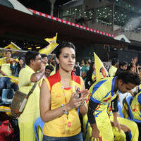 Trisha Krishnan - CCL 4 : Chennai Rhinos Vs Karnataka Bulldozers Match Photos | Picture 707445