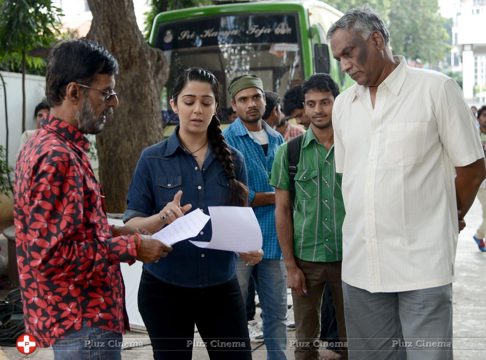 Charmy Kaur - Prathighatana Movie Shooting Spot Stills | Picture 689438