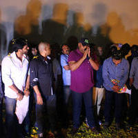 Yevadu Team Success Tour in Vijayawada Raj Theater Pictures