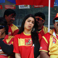 Charmy Kaur - CCL 4 Kerala Strikers Vs Telugu Warriors Match Pictures