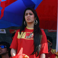 Charmy Kaur - CCL 4 Kerala Strikers Vs Telugu Warriors Match Pictures