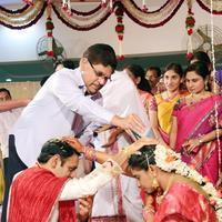Allu Aravind - BVSN Prasad Daughter Wedding Photos