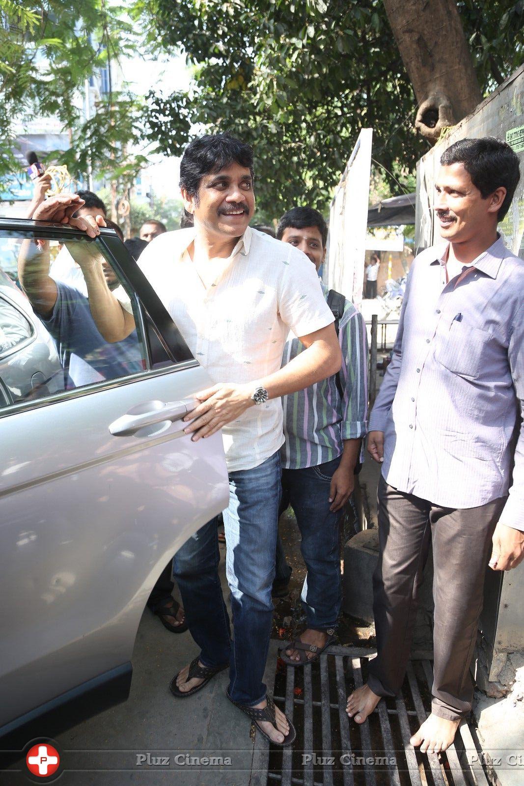 Akkineni Family Visits Sai Baba Temple Pictures | Picture 756233