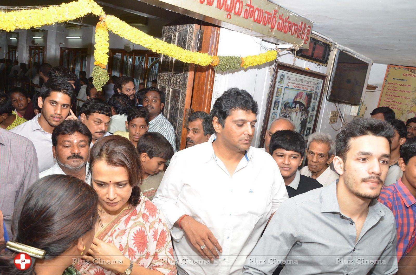 Akkineni Family Visits Sai Baba Temple Pictures | Picture 756309