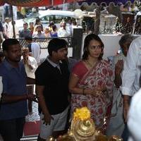 Amala Akkineni - Akkineni Family Visits Sai Baba Temple Pictures