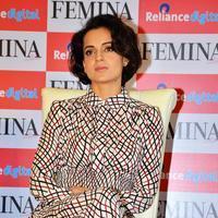 Kangana Ranaut unveiled Femina Womens Day Special issue at Reliance Digital Store Photos | Picture 1265387