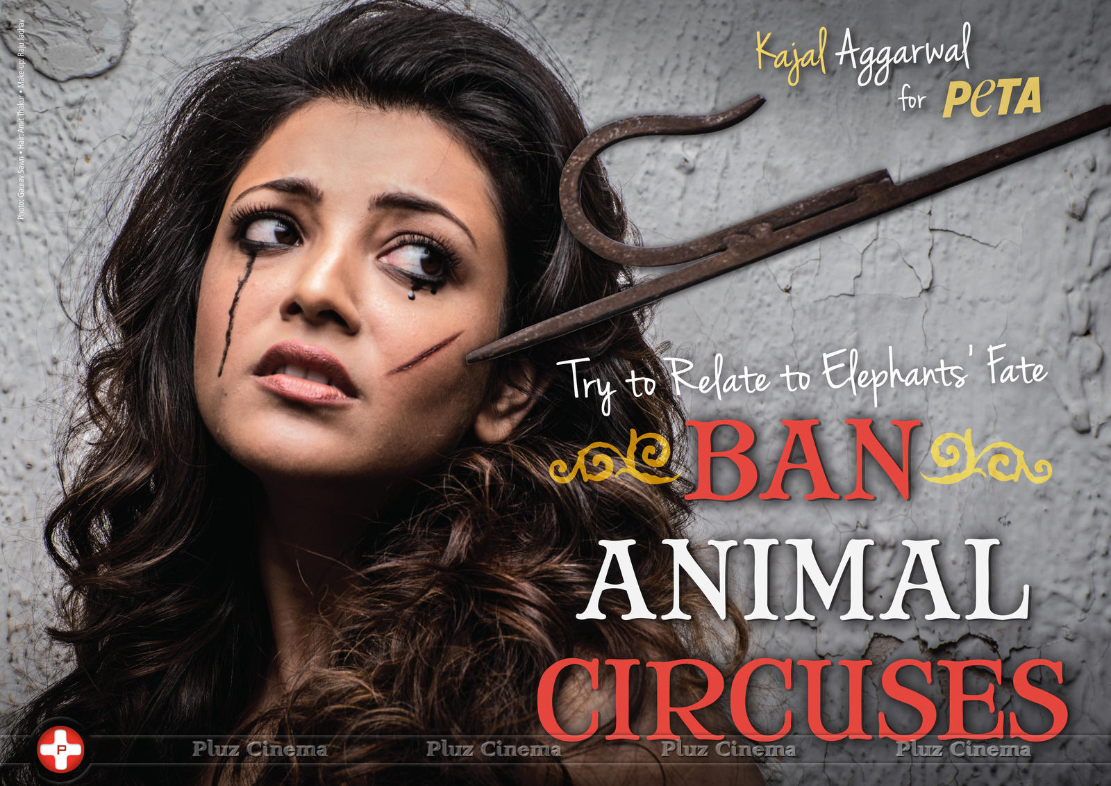 Kajal Aggarwal Scarred by Ankus in New PETA Campaign against Circus cruelty Stills | Picture 915894