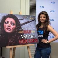 Kajal Aggarwal - Kajal Aggarwal Scarred by Ankus in New PETA Campaign against Circus cruelty Stills