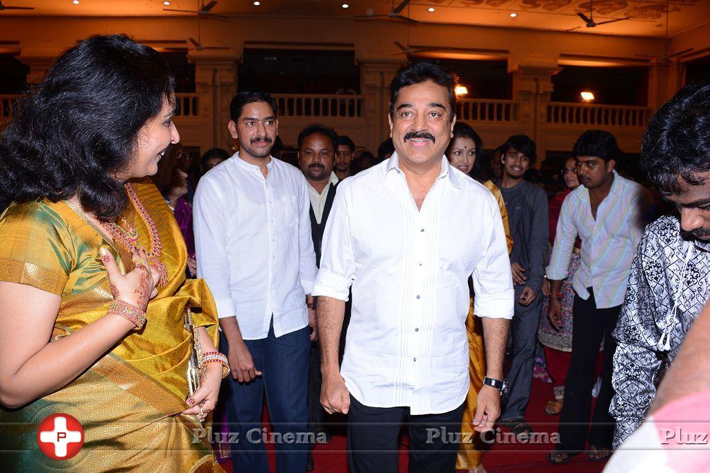 Kamal Haasan - Celebs at K Balachander's Grand Daughter Wedding Reception Stills | Picture 857777