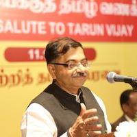 Kaviperarasu Vairamuthu felicitating Tarun Vijay MP Event Stills | Picture 867262