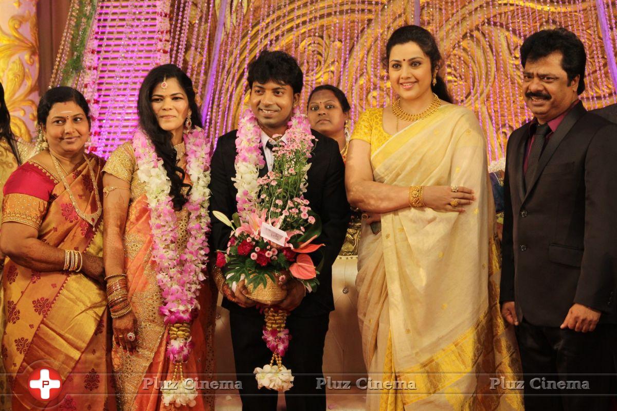 Meena Durairaj - Celebrities At Pandiarajan's Son Wedding Reception Photos | Picture 877090