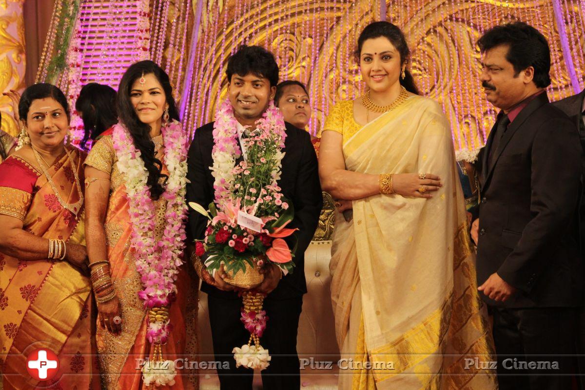 Meena Durairaj - Celebrities At Pandiarajan's Son Wedding Reception Photos | Picture 877091