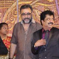 Ponvannan - Celebrities At Pandiarajan's Son Wedding Reception Photos