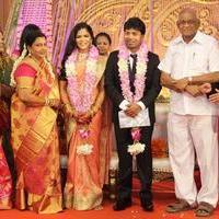 Celebrities At Pandiarajan's Son Wedding Reception Photos