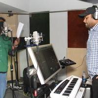 D Imman and Thaman at Appatakkar Movie Song Recording Stills | Picture 1011368