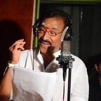 Deva (Music Director) - Jayam Ravi at Appatakkar Song Recording Stills