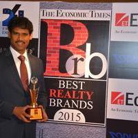 Film Producer and Studio Owner Mr. Adityaram received the Best Realty Brand Award 2015 | Picture 1023432