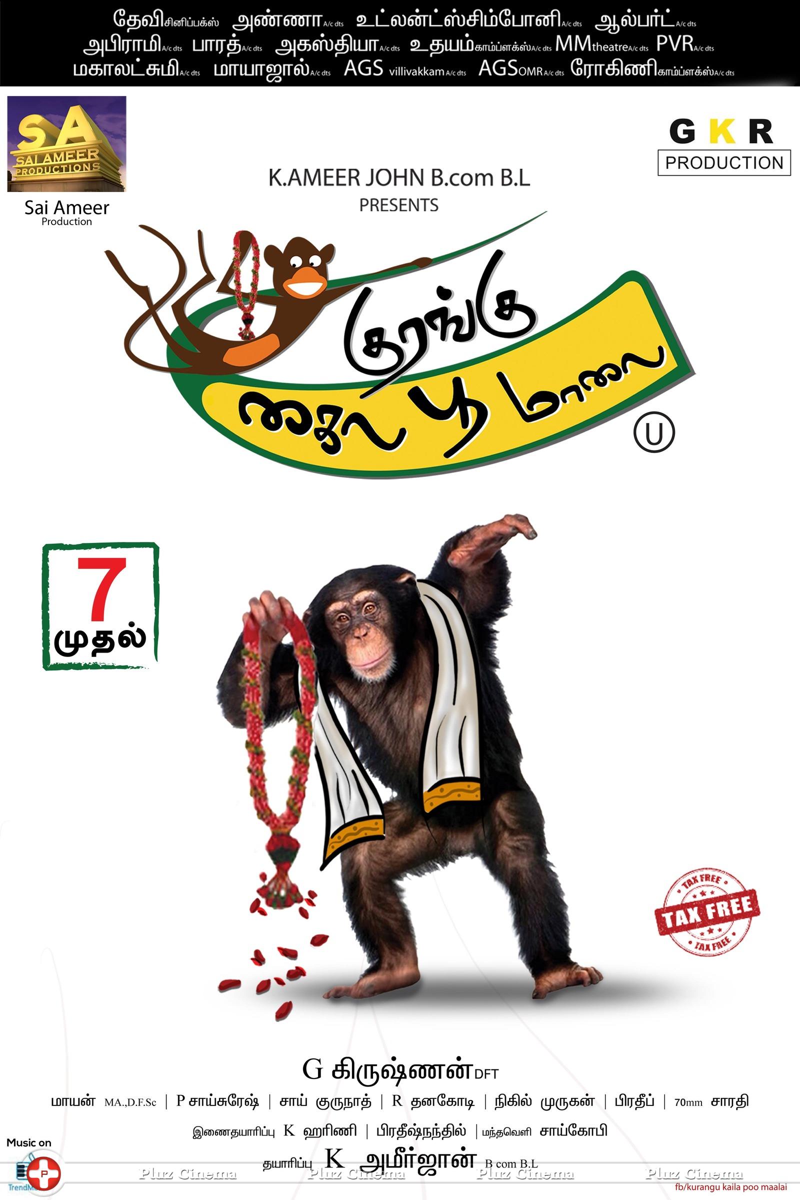 Kurangu Kaila Poo Maalai Movie Posters | Picture 1085991