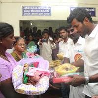 Vishal Gifted The Ring's to Birth Baby's In Gosha Hospital Stills | Picture 1107211