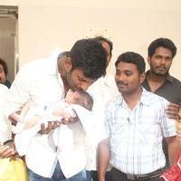 Vishal Gifted The Ring's to Birth Baby's In Gosha Hospital Stills | Picture 1107219