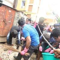 Nadigar Sangam Cleans Chennai Photos