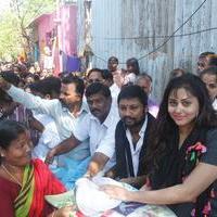 Namita Flood Relife Help in Tiruvotriyur Photos