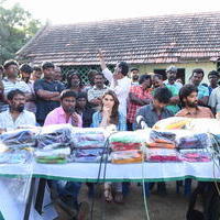 Pokkiri Raja Movie Team Distributed Flood Relief Materials Stills | Picture 1193138