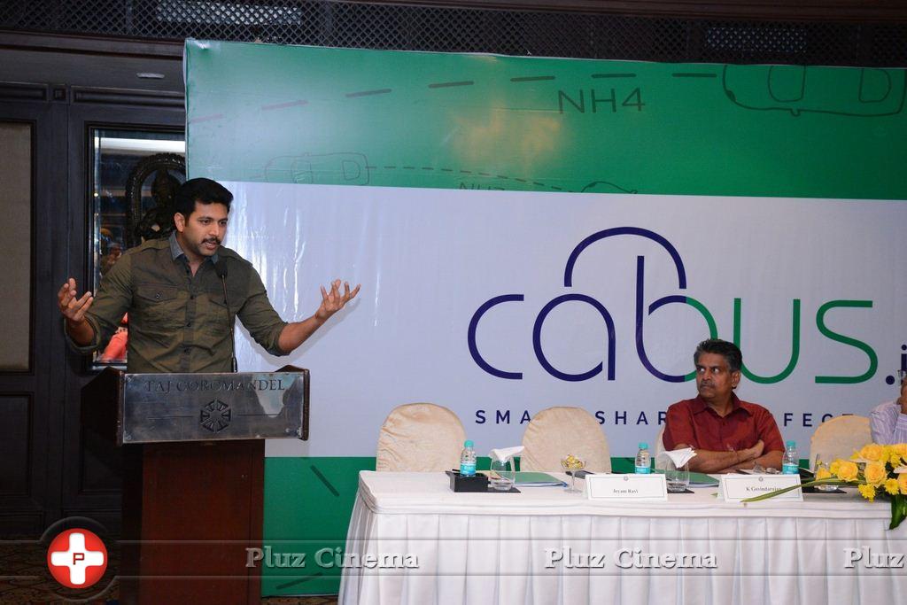Jayam Ravi - Jayam Ravi at Cabus.in The Road to Smart Travel Launch Stills | Picture 956850