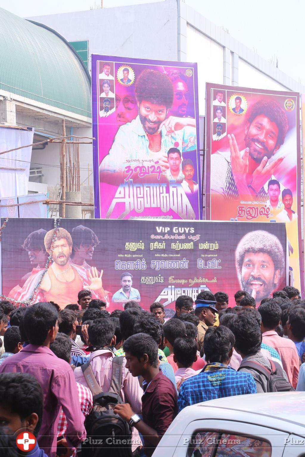 Dhanush Fans Celebrating Anegan Movie Release Photos | Picture 962341