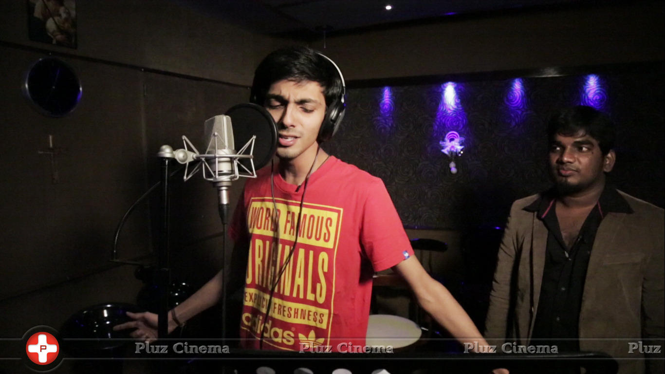 Anirudh Ravichander - Romeo Juliet Movie Song Recording Stills | Picture 976228