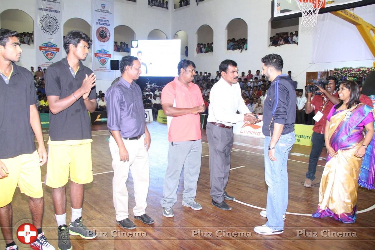Abhishek Bachchan at All India Inter University Basketball Tournament Photos | Picture 940321