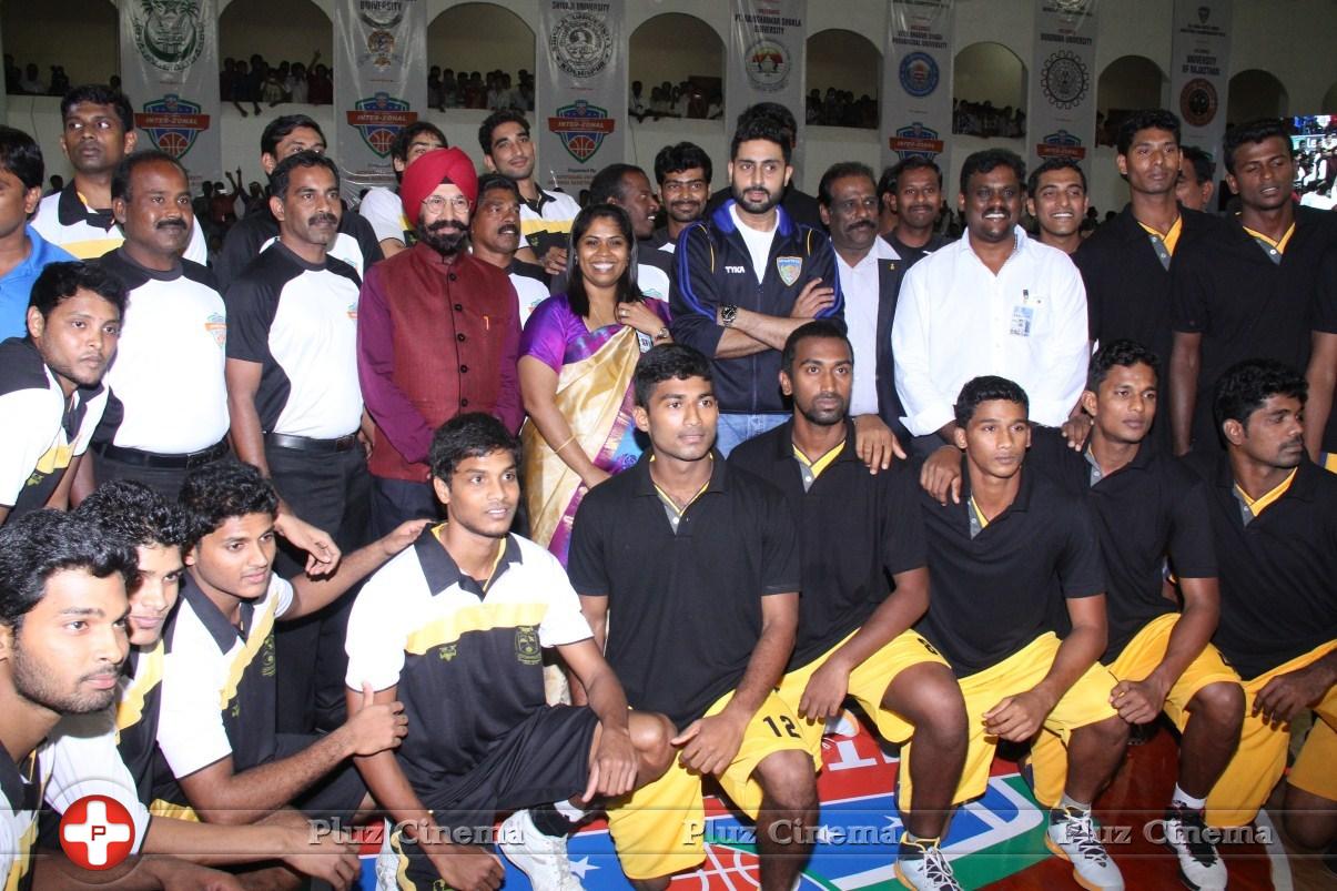 Abhishek Bachchan at All India Inter University Basketball Tournament Photos | Picture 940328