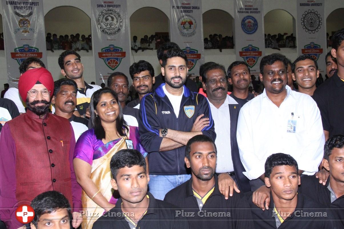 Abhishek Bachchan at All India Inter University Basketball Tournament Photos | Picture 940332