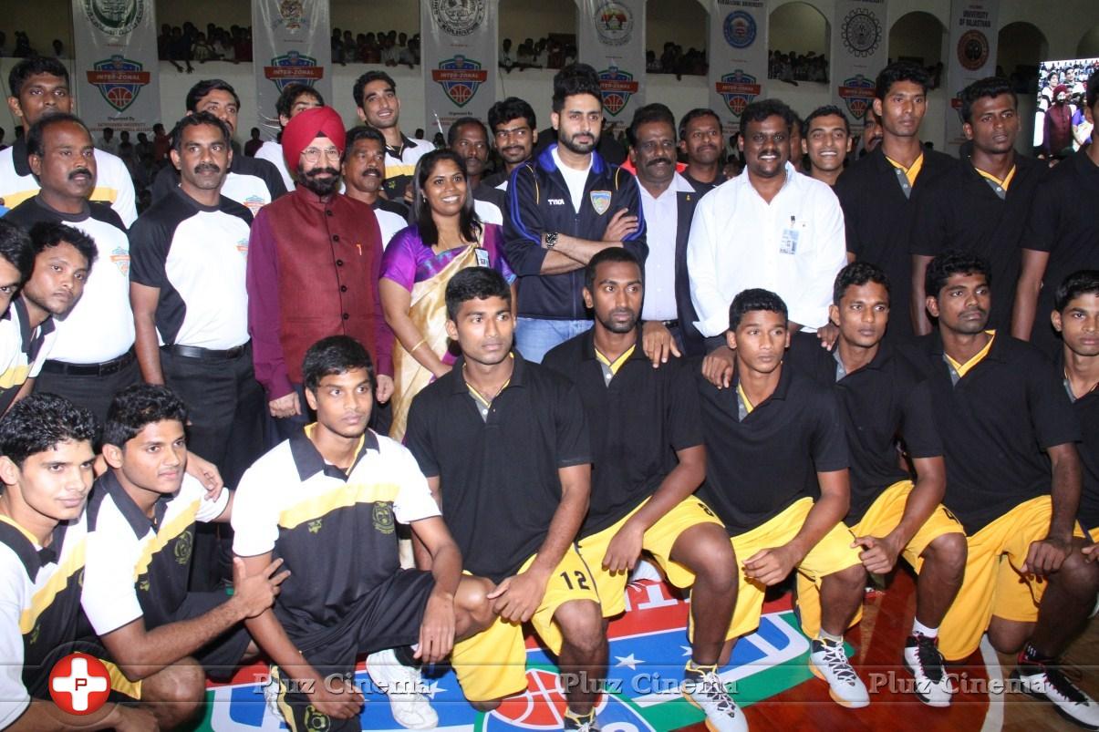Abhishek Bachchan at All India Inter University Basketball Tournament Photos | Picture 940334