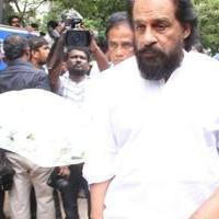K. J. Yesudas - MS Viswanathan Funeral Photos | Picture 1063645