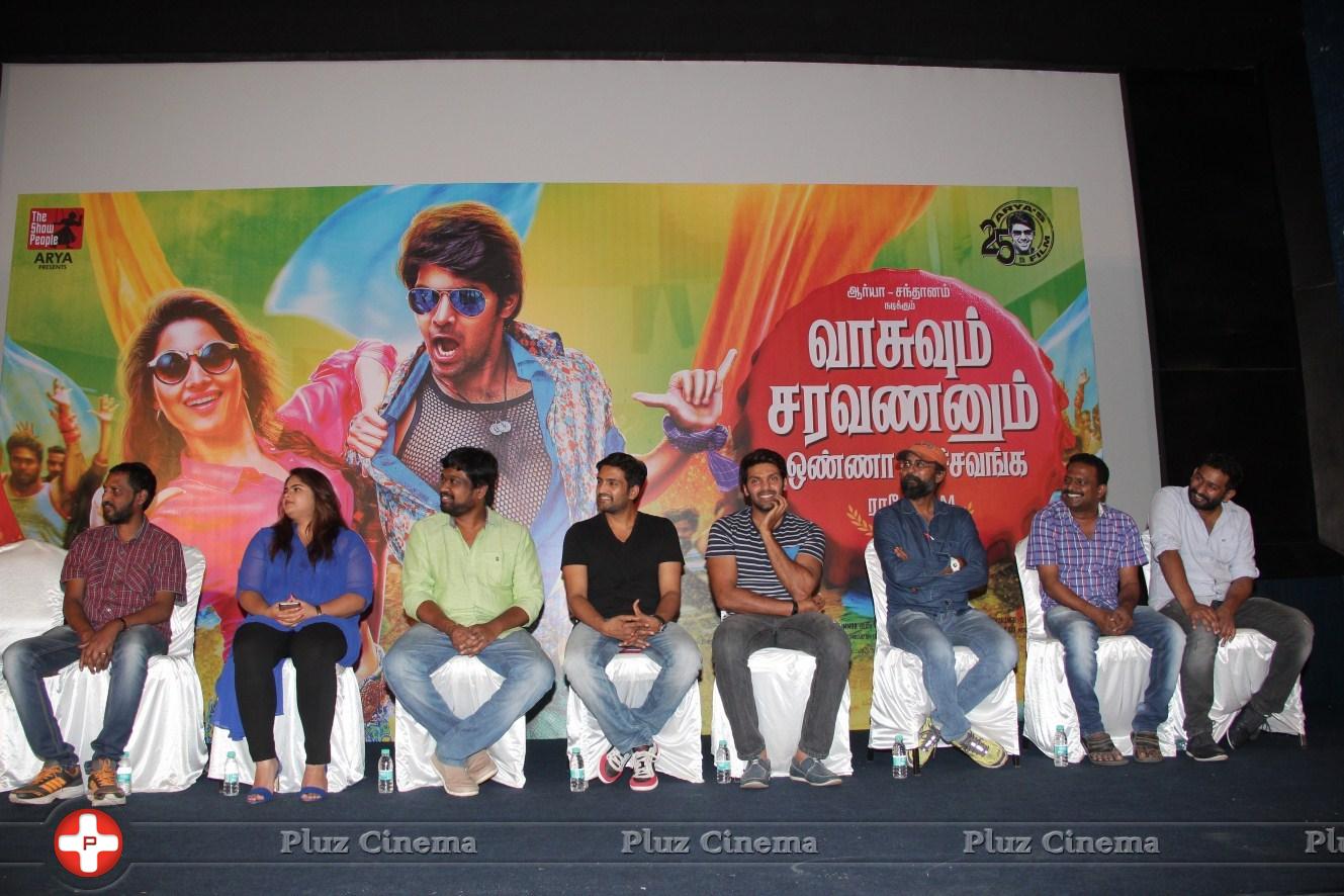 Vasuvum Saravananum Onna Padichavanga Movie Press Meet Stills | Picture 1079337