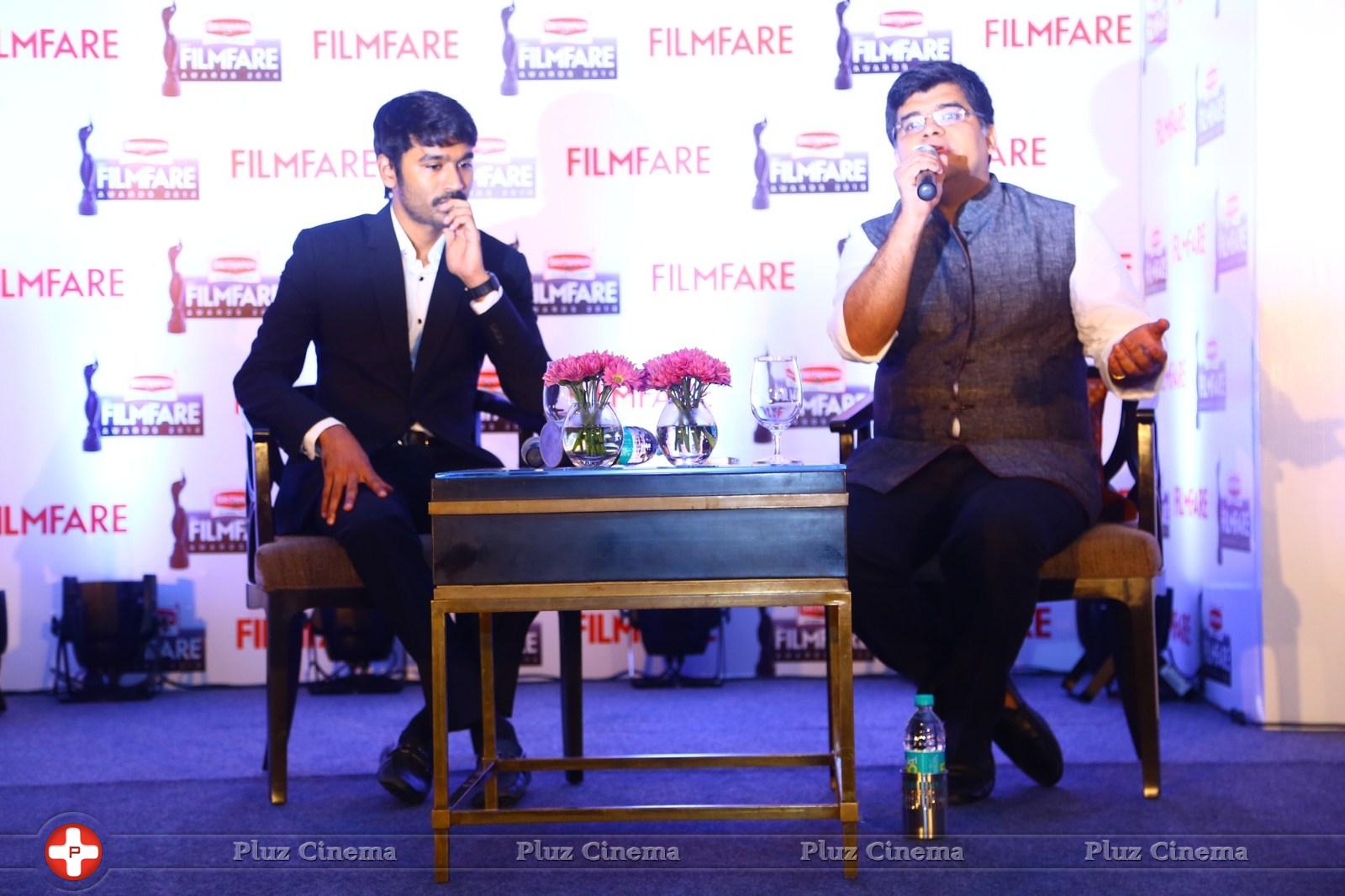 Dhanush at 62nd Britannia Filmfare Awards 2014 Press Meet Photos | Picture 1080044
