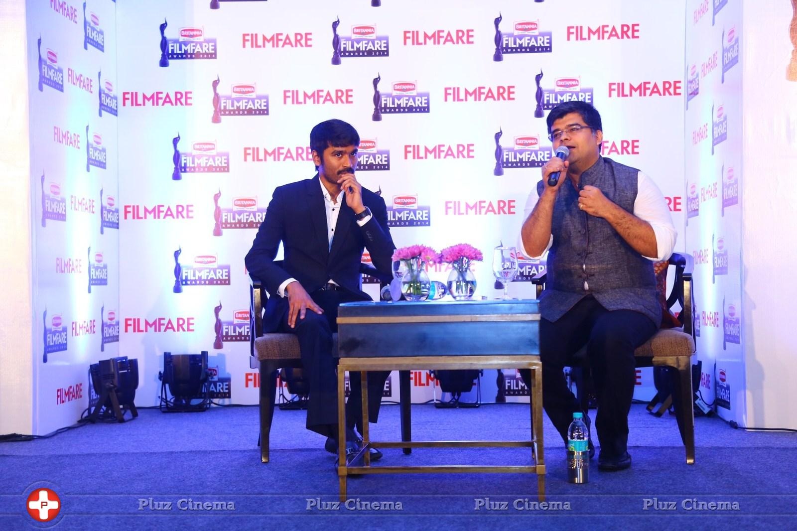 Dhanush at 62nd Britannia Filmfare Awards 2014 Press Meet Photos | Picture 1080047