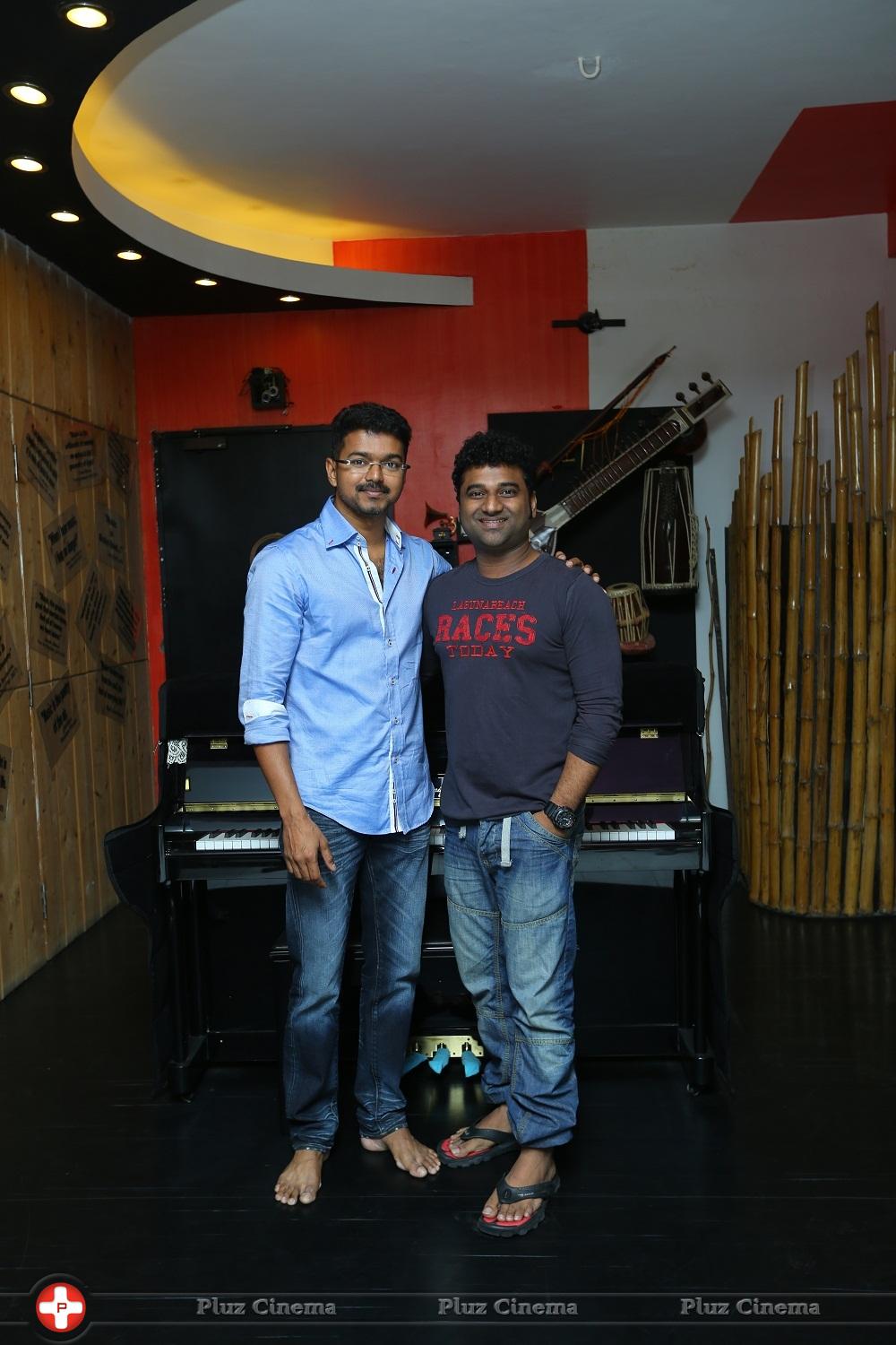 Actor Vijay Sings for Puli Movie Song Stills | Picture 1042160