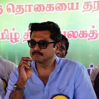 Sarath Kumar - Tamil Film Industry Protest Stills