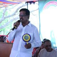 Kalaipuli S. Dhanu - Tamil Film Industry Protest Stills