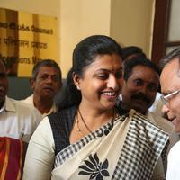 Roja (Actress) - Roja meets Southern Railway General Manager Stills | Picture 1037151