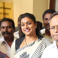 Roja (Actress) - Roja meets Southern Railway General Manager Stills | Picture 1037170