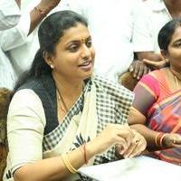 Roja (Actress) - Roja meets Southern Railway General Manager Stills | Picture 1037209